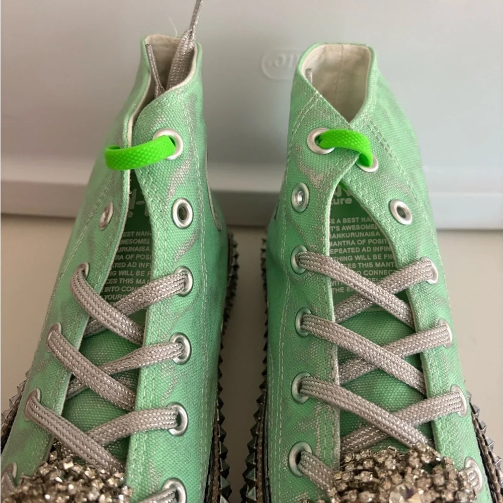 NWT NAN-KU Cruise Studded Hi Top Sneakers Size 39